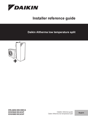 Daikin Altherma EHVH08S18CA3VF Installer's Reference Manual