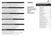 Toto NEOREST NX 902CS Installation Manual
