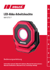Holex 081573 7 Instruction Manual
