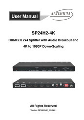Altimium SP24H2-4K User Manual