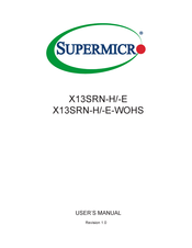 Supermicro X13SRN-E User Manual