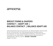 amoena BREAST FORMS Instructions For Use Manual