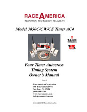 RaceAmerica 3850C Owner's Manual
