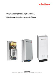 Schaffner Ecosine evo FN3450 User And Installation Manual