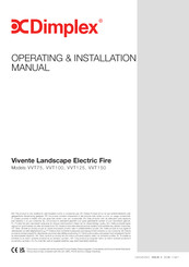 Dimplex Vivente VVT125 Operating & Installation Manual