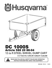 Husqvarna DC 1000S Manual