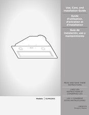 ELICA EUM628SS Use, Care And Installation Manual