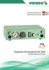 VIEWEG DC 600 Operating Instructions Manual