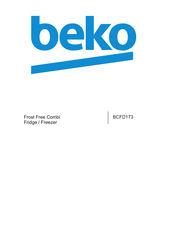 Beko BCFD173 Manual