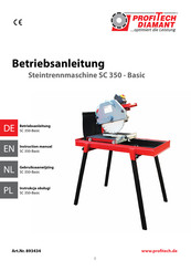 Profitech Diamant SC 350-Basic Instruction Manual