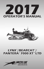 Arctic Cat Bearcat XT LTD 2017 Operator's Manual