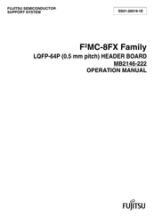Fujitsu F2MC-8FX MB2146-222 Operation Manual