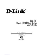 D-Link DSH-16+ User Manual