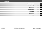 Honda GROM125/A 2020 Manual