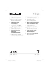 EINHELL TC-CD 12 Li Original Operating Instructions