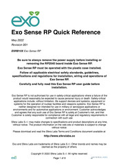 Sferalabs ESRB10X Quick Reference