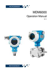 Microsensor MDM6000 Series Operation Manual