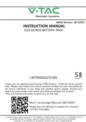 V-TAC V-Power S14 Instruction Manual