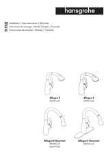 Hans Grohe Allegro E 06461 0 Series Installation/User Instructions/Warranty