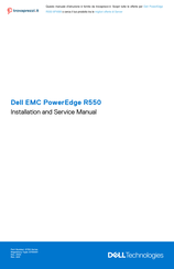 Dell EMC PowerEdge R550 6PX6M Installation And Service Manual