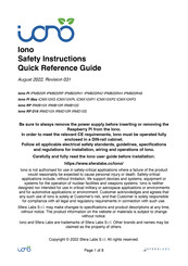 Sferalabs Iono Pi with Raspberry Pi 3 Model B IPMB20R Quick Reference Manual