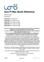 Sferalabs ICMX10XP2 Quick Reference