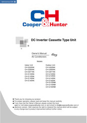 Cooper & Hunter CH-IC035NK Owner's Manual