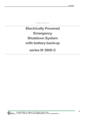CONTROLMATIK M 3800 C Series User Manual