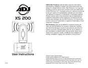 ADJ XS 200 User Instructions