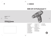 Bosch GSB 12V-15 Original Instructions Manual