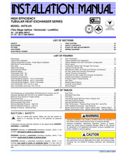 Unitary products group AHT8-UH Installation Manual