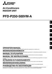 Mitsubishi Electric PFD-P250VM-A Operation Manual