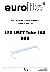 EuroLite LED LMCT Tube 144 RGB User Manual