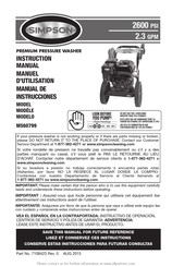 Simpson MS60799 Instruction Manual