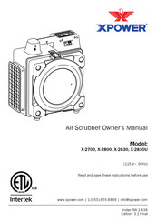XPower X-2830U Owner's Manual