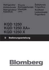 Blomberg KQD 1250 X Manual