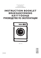 Electrolux EWF 1427 Instruction Booklet