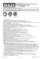 Sealey CP2400MH Instructions