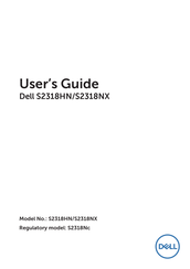 Dell S2318NX User Manual