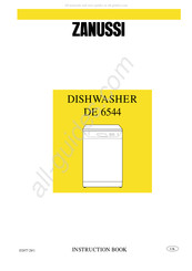 Zanussi DE 6544 Instruction Manual