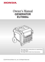 Honda Eu7000is Owner's Manual