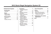 GMC Buick Regal 2012 Manual