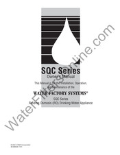 Cuno Water Factory Systems SQC4 PRO Owner's Manual