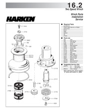 Harken 16.2 Two Speed Winch Installation Service
