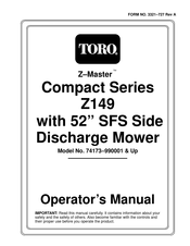Toro 74173 Operator's Manual