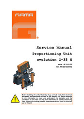 GAMA evolution G-35 H Service Manual