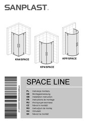 SANPLAST SPACE LINE KP4/SPACE Installation Instruction