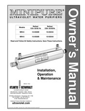 Atlantic Ultraviolet 10-0508B Owner's Manual