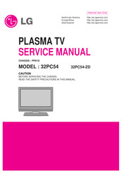 LG 32PC54 Service Manual