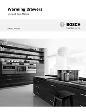 Bosch HWD57 Use And Care Manual